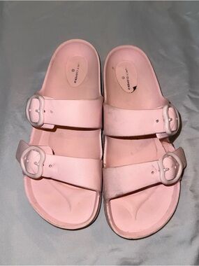 Stoney Clover LN for target pink Slide Sandals with Double Buckles